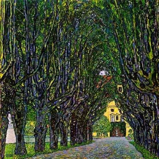Avenue In Schloss Kammer Park 1913 Canvas Art - Gustav Klimt (24 x 24)