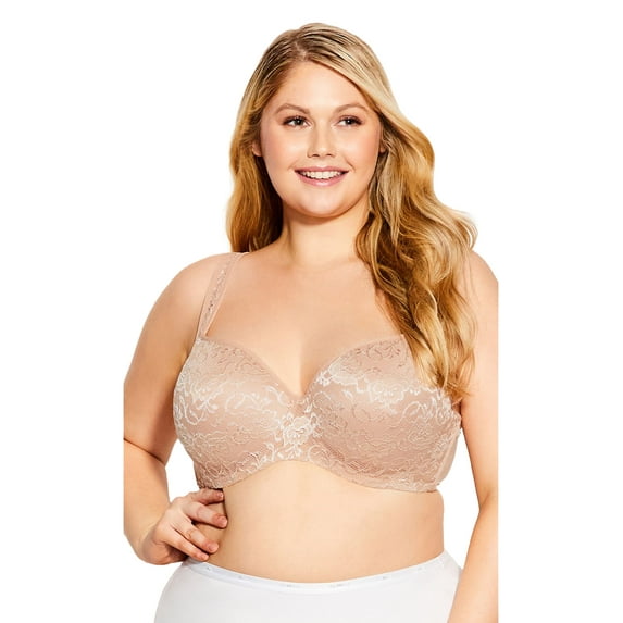 Avenue Women's Lace Balconette Underwire Bra