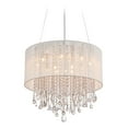 thumbnail image 1 of Avenue Lighting 12 Light Dual Mount/Flush & Hanging Beverly Dr. White Silk String - Exact Size, 1 of 7