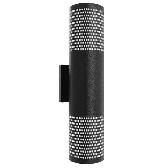 Avenue Lighting Av2718 Avenue Outdoor 18" Tall Led Cylindrical Outdoor Wall Sconce - Black