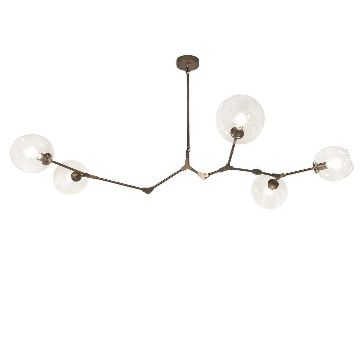 Fairfax Dark Bronze 5-Light Sputnik Chandelier