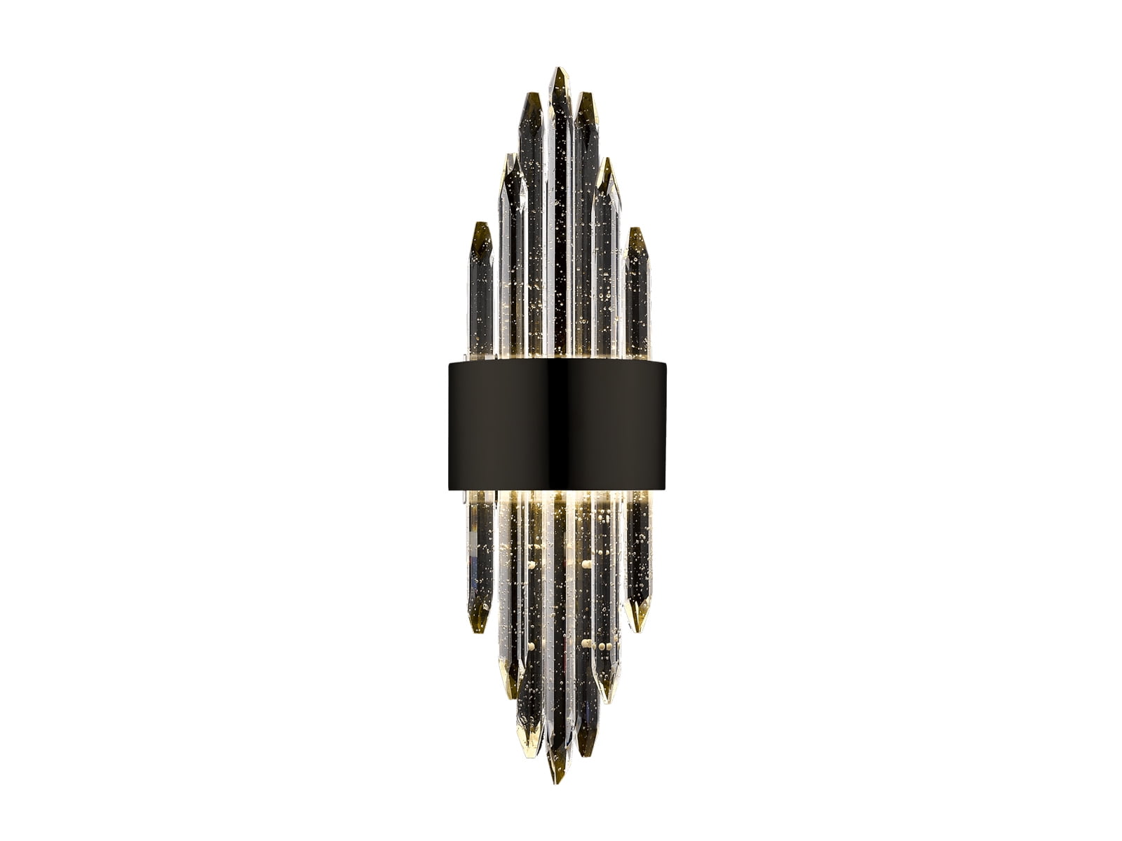Aspen Dark Bronze Crystal LED Wall Sconce