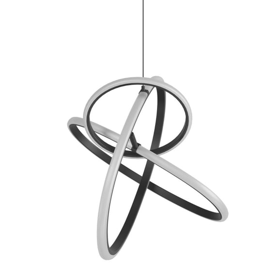 Avenue Lighting HF5023-BK Pendants Black Aluminum Circa Black