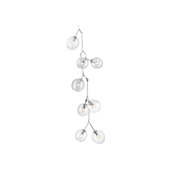 Avenue Lighting HF8080CH Ten Light Chandelier Fairfax Matte Chrome - One Size