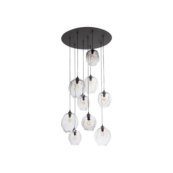 Avenue Lighting HF8149-DBZ-CL Sonoma Ave Collection 9 Light Pendant Cluster