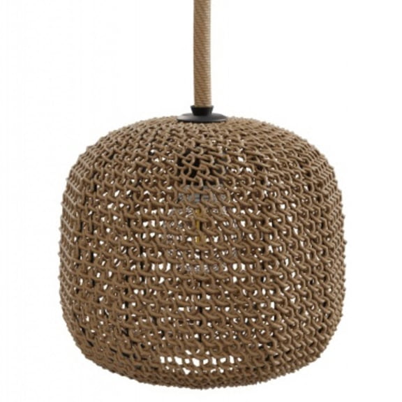 Avenue Lighting Hf1004 Malibu 9" Tall Pendant - Natural Hemp Rope