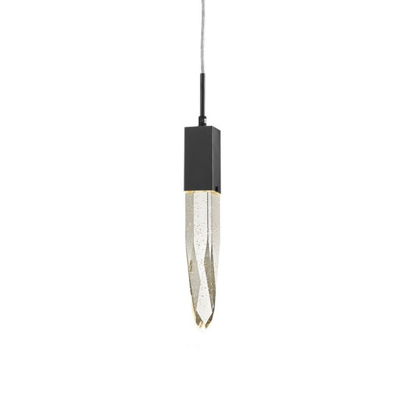 Avenue Lighting HF1901-1-AP-DBZ Aspen 2" Wide Led Crystal Mini Pendant - Bronze