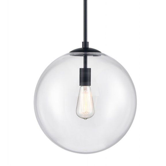 Avenue Lighting HF4201-BK Delilah 14" Wide Pendant - Black
