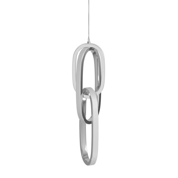 Avenue Lighting Hf5021 Circa Led 6" Wide Led Abstract Mini Pendant - Chrome