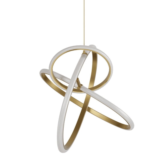 Avenue Lighting HF5023-GL Circa Led 23" Wide Led Abstract Pendant - Gold