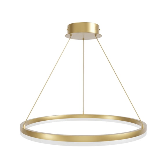 Avenue Lighting HF5027-GL Circa Led 24" Wide Led Ring Chandelier - Gold