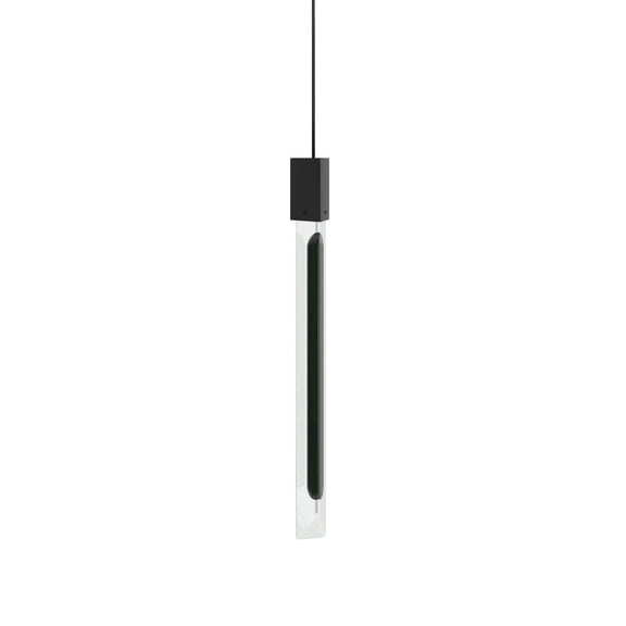Avenue Lighting Hf5401 Alpine 3" Wide Led Mini Pendant - Black Jade Glass