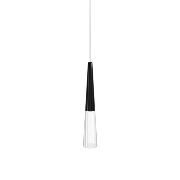 Avenue Lighting HF7701-GM Encino 4" Wide Led Crystal Mini Pendant - Gun Metal