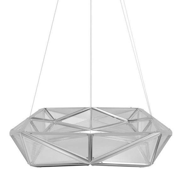 Avenue Lighting Hf7849 Seoul 35" Wide Led Abstract Chandelier - Chrome