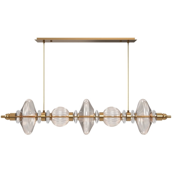 Avenue Lighting HF7977-AB Avra 45" Wide Linear Pendant - Brass