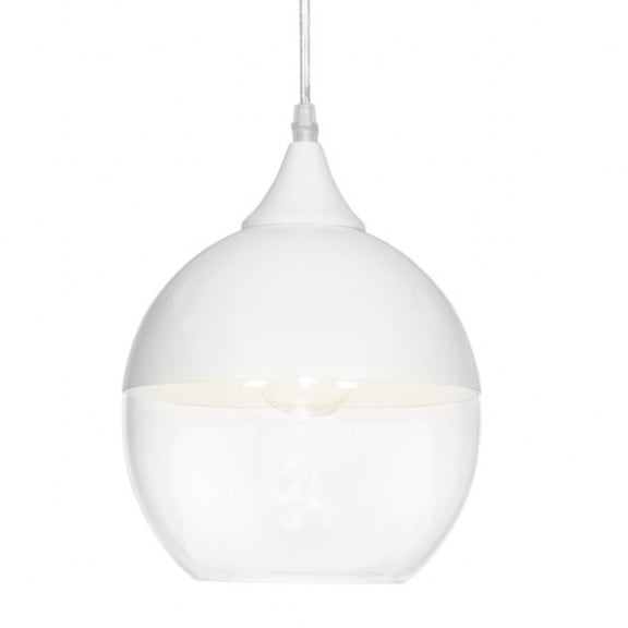 Avenue Lighting Hf9111 Robertson Blvd. 8" Wide Mini Pendant - White