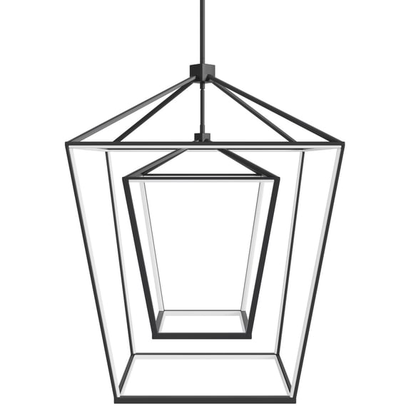 Avenue Lighting Hf9412 Park Ave. 30" Wide Led Abstract Chandelier - Black