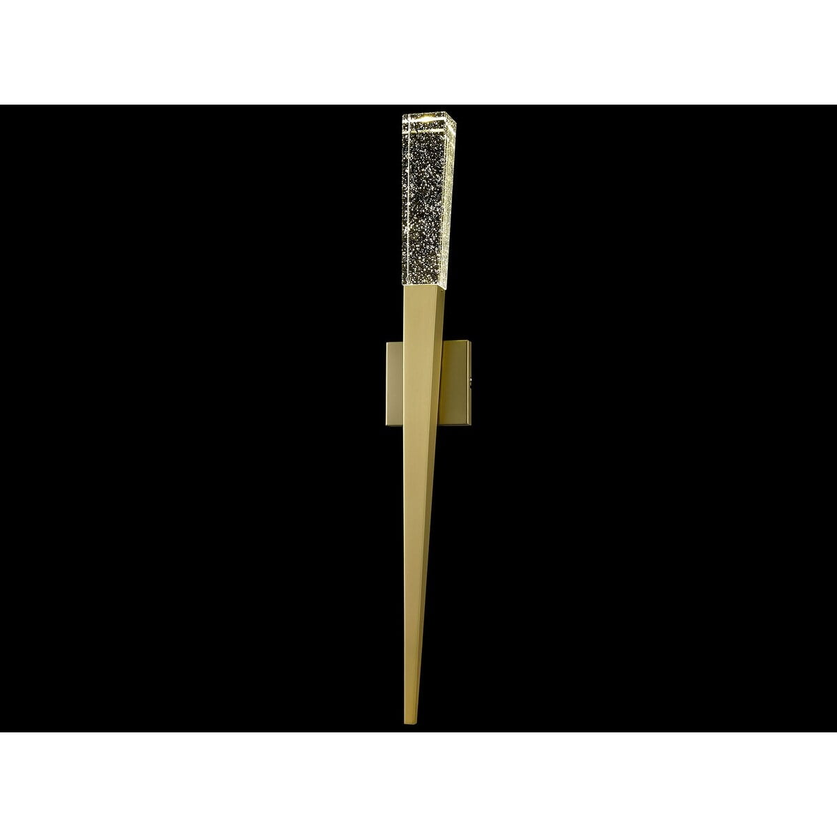 Brass Dimmable Direct Wired Electric Sconce