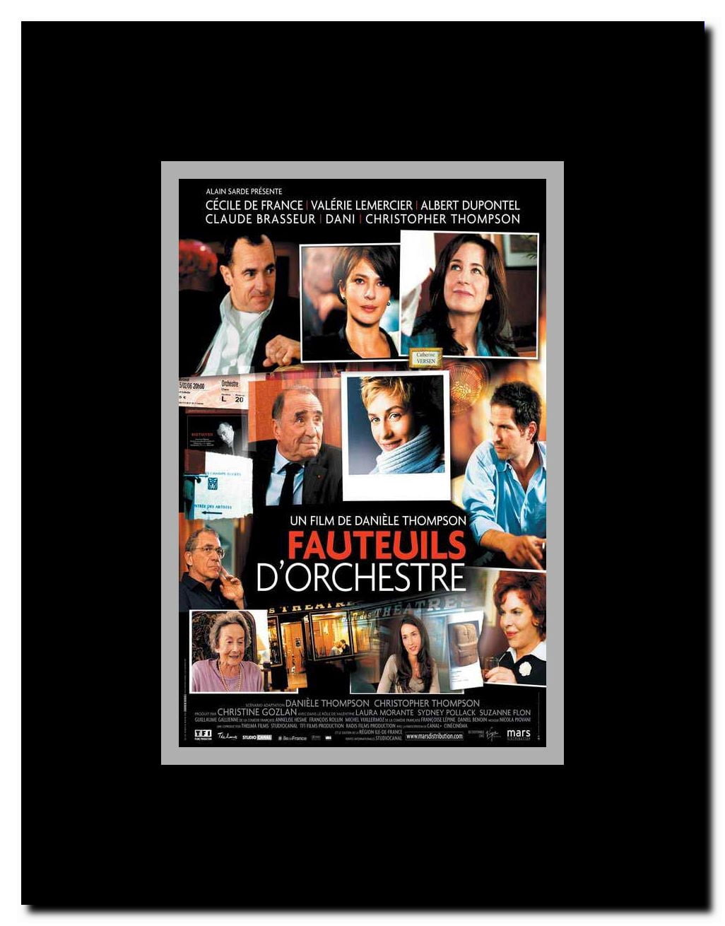 Avenue Montaigne Framed Movie Poster