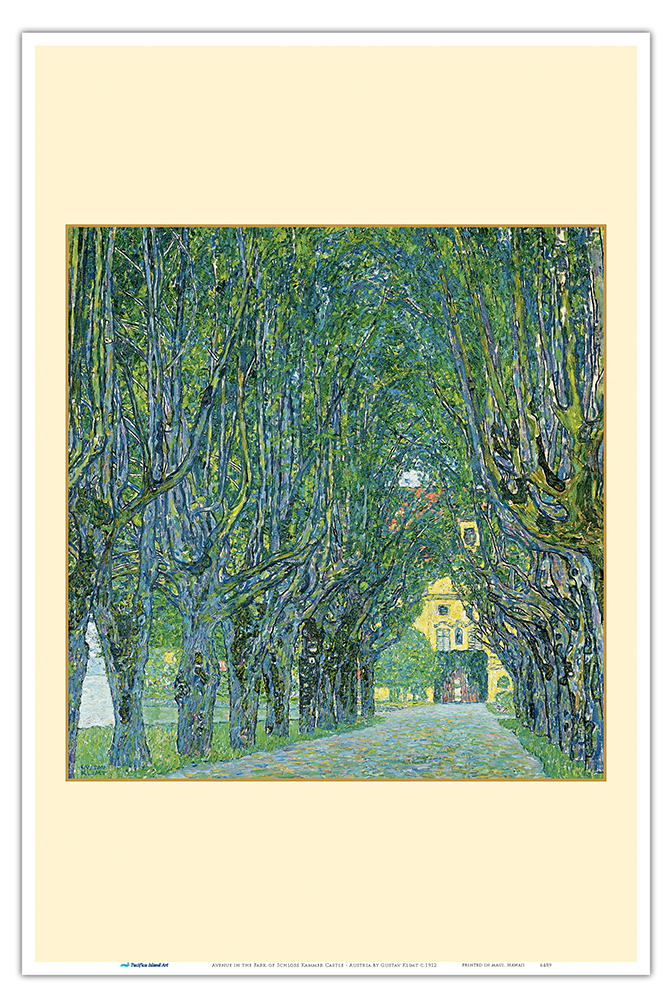Tranh Gustav Klimt -Allee at Schloss Kammer (1910)- Mã GK5 - GÓC NHÀ DECOR
