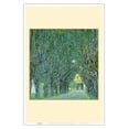 thumbnail image 1 of Avenue in the Park of Schloss Kammer Castle - Austria - From an Original Color Painting by Gustav Klimt c.1912 - Master Art Print (Unframed) 12in x 18in, 1 of 4