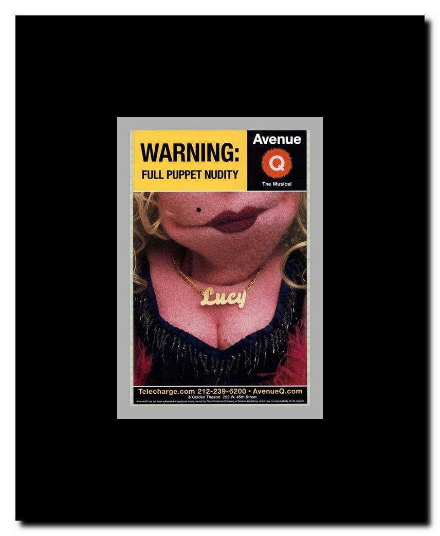 Avenue Q (Broadway) - style A Framed Movie Poster