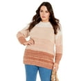 thumbnail image 1 of Avenue Women's Plus Size Reese Ribbed Knit Sweater, 1 of 2