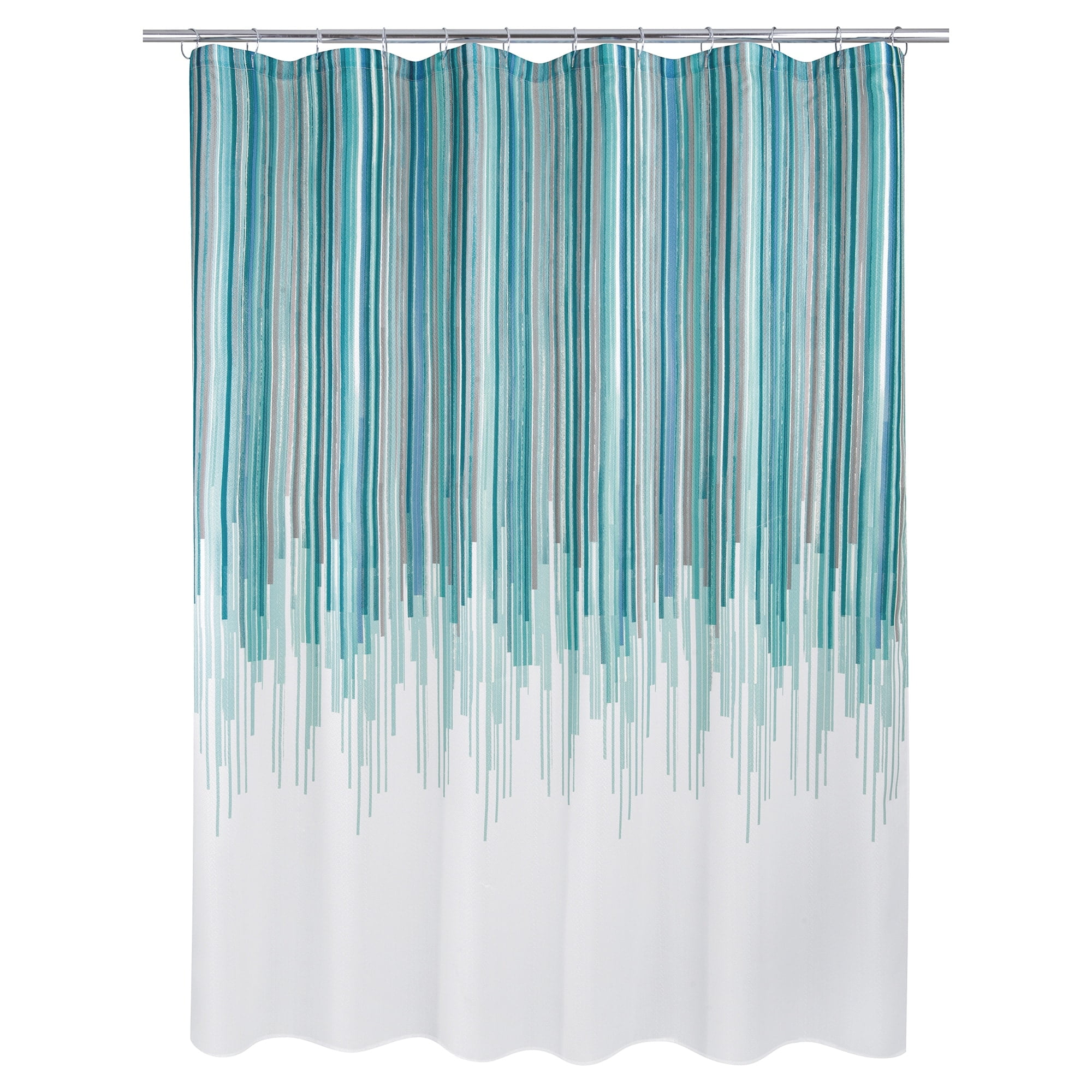 Avenue Teal Shower Curtain