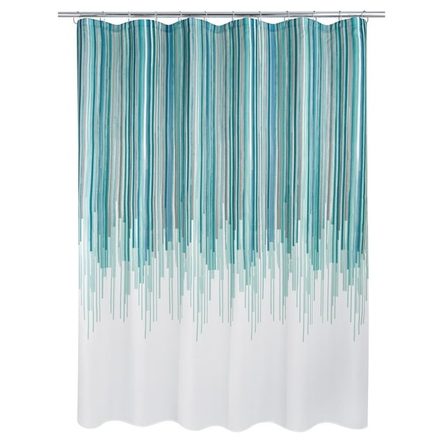 Avenue Teal Shower Curtain