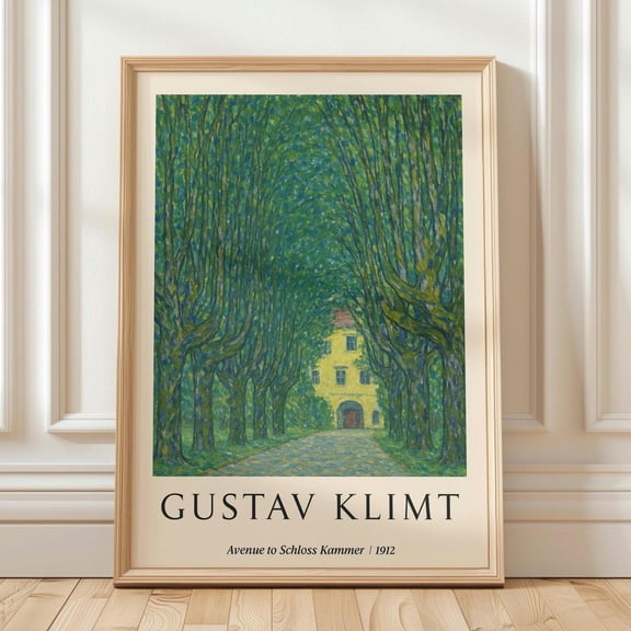 Avenue To Schloss Kammer Impressionist Landscape Poster Unframed Paper Print