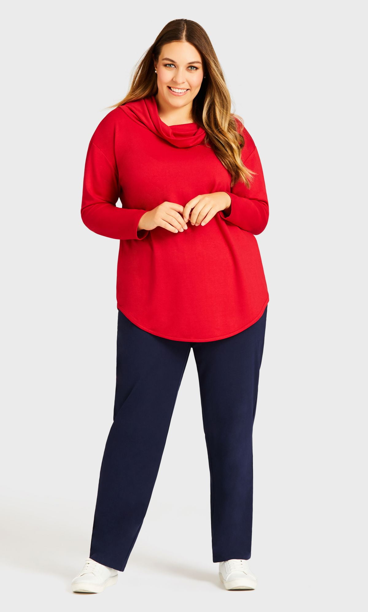 Avenue Women's Plus Size Active Pocket Pants Navy Average