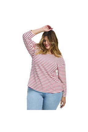 Women's Plus Size Aimee Stripe Top