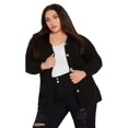 thumbnail image 1 of Avenue Women's Plus Size Amber Boucle Cardigan, 1 of 2
