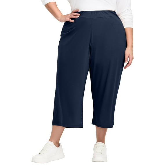 Avenue Women's Plus Size Audrey Crop Pant