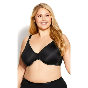 Avenue Women's Back Smoother Bra Color: Black Size: 42 DD