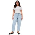 thumbnail image 1 of Avenue Women's Plus Size Barrel Leg Jean, 1 of 1