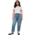 thumbnail image 1 of Avenue Women's Plus Size Barrel Leg Jean, 1 of 1