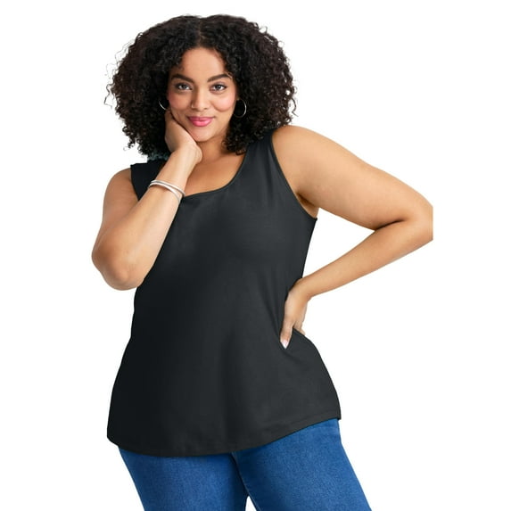 Avenue Women's Plus Size Basic Layering Tank