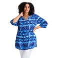 thumbnail image 1 of Avenue Women's Plus Size Beaded Embellishment Tunic, 1 of 2