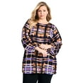 thumbnail image 1 of Avenue Women's Plus Size Bella Satin Tunic, 1 of 2