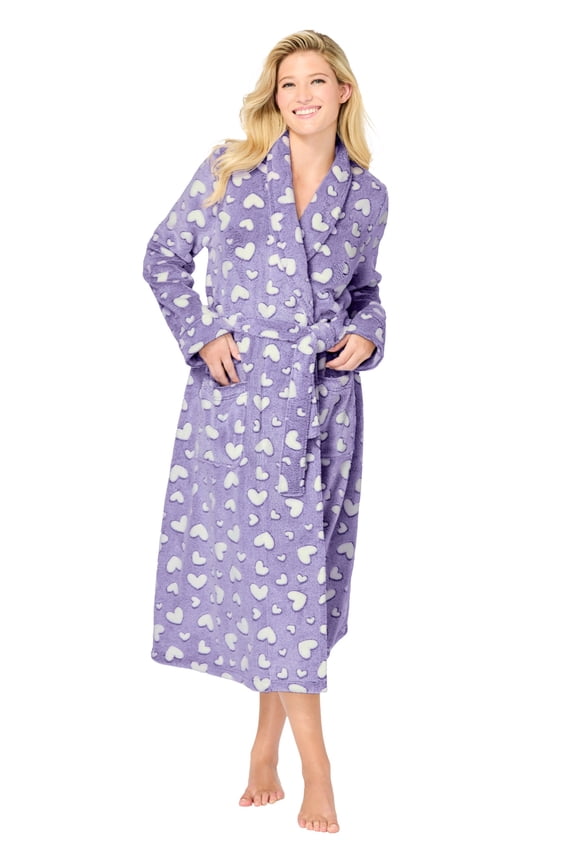 Women's Plus Size Body Fluffy Robe Wrap