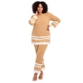 thumbnail image 1 of Avenue Women's Plus Size Border Stripe Tunic, 1 of 2