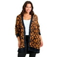 thumbnail image 1 of Avenue Women's Plus Size Button Front Cozy Cardigan, 1 of 1