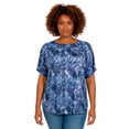 thumbnail image 1 of Avenue Women's Plus Size Capelette Tunic, 1 of 2