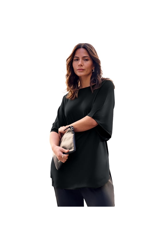 Women's Plus Size Capelette Tunic