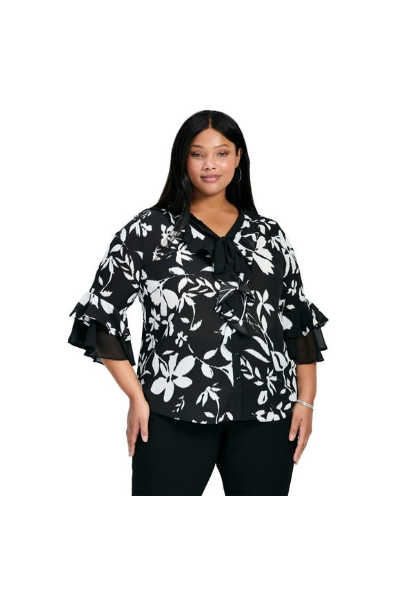 Women's Plus Size Cassie Frill Shirt