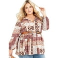 thumbnail image 1 of Avenue Women's Plus Size Charmed Tunic, 1 of 2