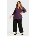 thumbnail image 1 of Avenue Women's Plus Size Cool H& Curvy Pant Elastic Back Waist Pull-On Fit, 1 of 3