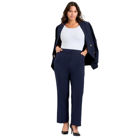 Avenue Women's Plus Size Cool Hand Straight Leg Pant