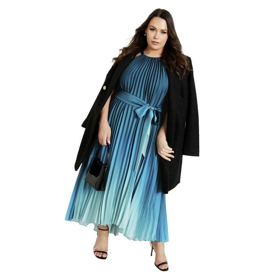 Avenue Women's Plus Size Demi Ombre Dress